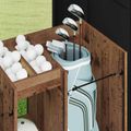 vidaXL Golfová skriňa Jednofarebný Staré drevo 102 x 45 x 85,5 cm