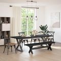 vidaXL Jedálenská lavička NOAIN 180 x 41 x 45 cm Masívna borovica