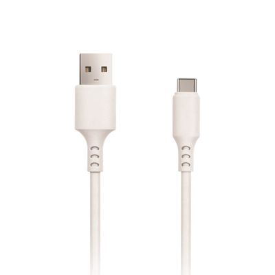 Kábel Setty USB - USB-C 3,0 m 2A biely NOVÝ