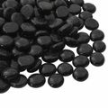 vidaXL Sklenený nugget 17-19 mm Čierna Sklo
