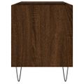 vidaXL Skrinka na platne hnedý dub 85x38x48 cm kompozitné drevo