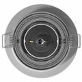 vidaXL Bodové svetlo Strieborná 9 x 9 x 2 cm Hliník