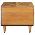 vidaXL Konferenčný stolík Prírodná 80 x 50 x 40 cm Masívne mango drevo