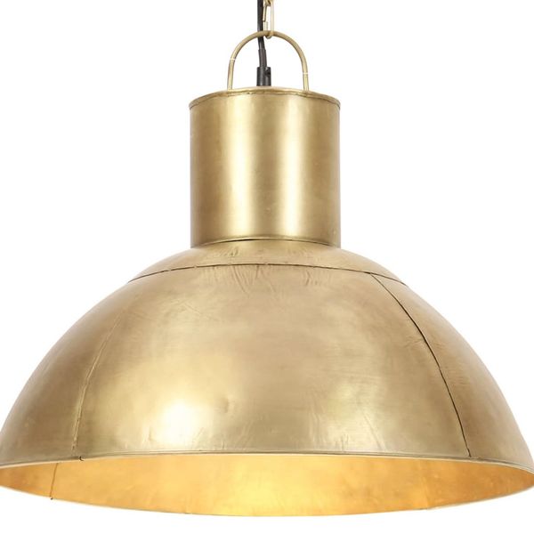 vidaXL Závesná lampa 25 W, mosadzná, okrúhla 48 cm E27