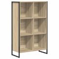 vidaXL Knižnica 99.5 x 30 x 108.5 cm Kompozitné drevo Sonoma