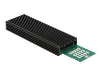 Kryt úložiska - M.2 - M.2 NVMe Card / SATA 6Gb/s - USB 3.2 (Gen 2) - čierna