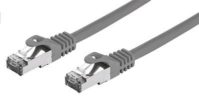Kábel C-TECH patchcord Cat7, S/FTP, sivý, 5m