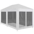 vidaXL Párty stan so 6 sieťkovanými bočnými stenami 6x3 m