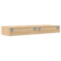 vidaXL TV skrinky s LED svetlami 2 ks dub sonoma 60x35x15,5 cm