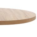 vidaXL Bistro stolík bledohnedý 80 cm MDF