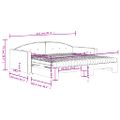 vidaXL Rozkladacia denná posteľ s matracmi čierna 100x200 cm zamat