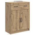 vidaXL Servírovacia skriňa Dub artisan 66 x 34,5 x 87 cm
