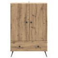 vidaXL Servírovacia skriňa Dub artisan 66 x 34,5 x 95 cm