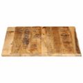 vidaXL Stolová doska 100x80x3,8 cm Live Edge Masívne drevo hrubé mango