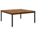 vidaXL Konferenčný stolík Prírodná a čierna 100 x 100,5 x 45 cm