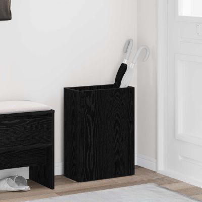 vidaXL Stojan na slnečník s úložiskom Čierny dub 40 x 20 x 55,5 cm