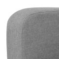vidaXL Trojmiestna pohovka 180x65x76 cm bledosivá