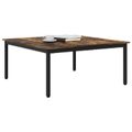 vidaXL Konferenčný stolík Dymová dub 100 x 100 x 45 cm