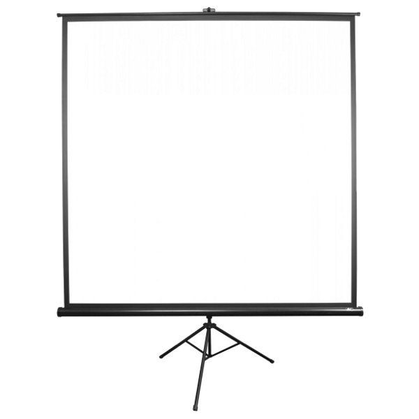 ELITE SCREENS plátno mobilní trojnožka 85" (215,9cm)/ 1:1/ 152,4×152,4cm/ gain 1.1/ case černý Projekcní plátno, mobilní, trojnožka, 85", 1:1, 152,4 x 152,4cm, stativ, Cerné, Gain 1,1