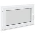 vidaXL Otočné a sklopné okno do suterénu RISOR 100 x 60 cm PVC a sklo