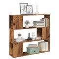 vidaXL Skriňa na knihy/Izbový prepážka Old Wood 100x24x94 cm