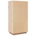 vidaXL Vysoká skrinka 60x40x116,5 cm masívna borovica