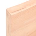 vidaXL Nástenná polica 40x20x6 cm neošetrený dubový masív