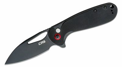 CJRB J1926-BBK Lago vreckový nôž 8,7 cm, celočierna, G10
