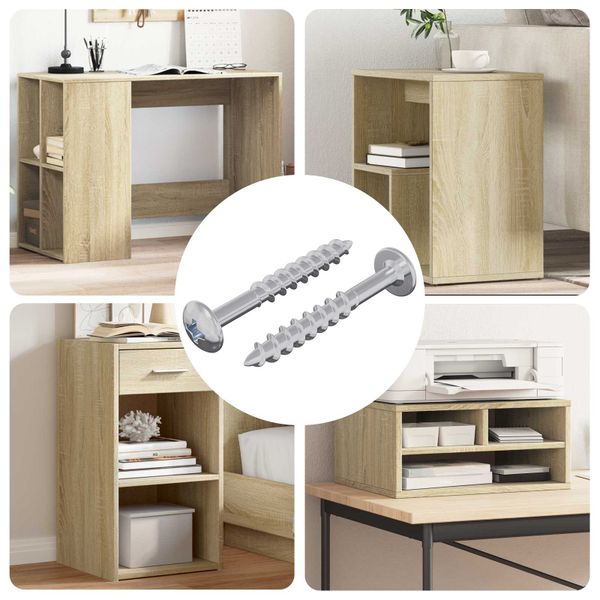 vidaXL Skrutka 2 pcs Strieborná 9,8 x 35 mm Železo