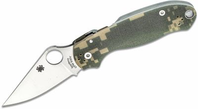 Spyderco C223GPCMO Para 3 Camo taktický vreckový nôž 7,5 cm, Satin, maskovací vzor, G10
