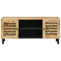 vidaXL Úložné skrine Prírodná 105 x 33 x 46 cm Masívne mango drevo