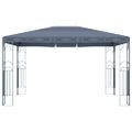 vidaXL Altánok s LED reťazou 400x300 cm, antracitový