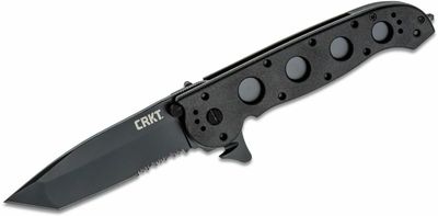 CRKT CR-M16-14ZLEK M16® - 14ZLEK TANTO Blackout taktický vreckový nôž 9,5 cm, celočierny, Zytel