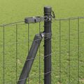 vidaXL Euro plot s betónovým podstavcom 25 x 1,2 m PVC potiahnutá oceľ