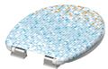 Schütte MOSAIK BLAU-ORANGE | Duroplast, Soft Close
