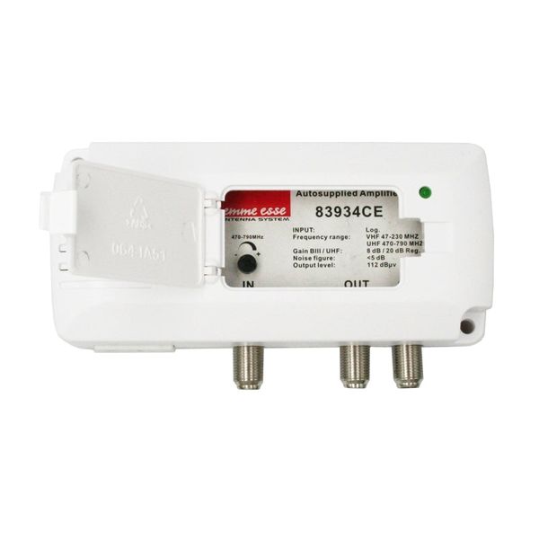 Anténny zosilňovač Emme Esse 83934CE LTE Free, VHF+UHF, malý domovej aj do interiéru