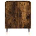 vidaXL Skrinka na platne dymový dub 74,5x38x48 cm kompozitné drevo