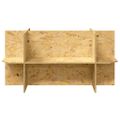 vidaXL Základňa terária Hnedá 100 x 50 x 50 cm OSB