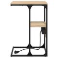 vidaXL Nočný stolík Sonoma dub 41,5 x 26 x 60,5 cm Kompozitné drevo
