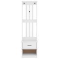 vidaXL Halový strom SANDNES biela 45x40x159,5 cm masívna borovica