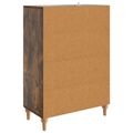 vidaXL Servírovacia skriňa Dymový dub 66 x 34,5 x 95 cm