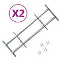 vidaXL Nastaviteľné bezpečnostné okenné mreže 2 ks 700-1050 mm
