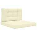 vidaXL Vankúš na vonkajšiu pohovku Polyester Krémová 80 x 80 cm