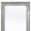 vidaXL Nástenné zrkadlo v barokovom štýle, 100x50 cm, strieborné
