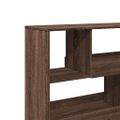 vidaXL Knižnica/deliaca stena hnedý dub 100x33x94,5 cm