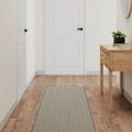 vidaXL Behúň sisalový vzhľad platina 50x150 cm