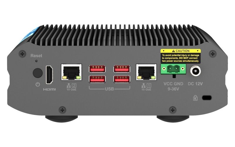 QNAP TS-i410X-8G (průmyslový NAS, 4core 3,0GHz, 8GB RAM, 4x2,5" SATA, 2x10GbE, 4xUSB 3.2, 1x HDMI) NAS, Intel Atom x6425E 4jádrový, 8 GB RAM, 4× 2,5" SATA SSD, 2× 10GbE, HDMI 4K, bez ventilátoru, MIL-STD-810H, QTS