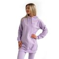 Dámska Longline mikina Limitless Lavender - GymBeam, veľkosť XL, veľkosť oblečenia XL