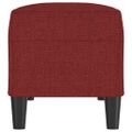 vidaXL Lavička vínovo-červená 100x35x41 cm látka