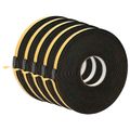vidaXL Samolepiaca penová páska 5 ks Čierna 15mm x 10m CR Pena